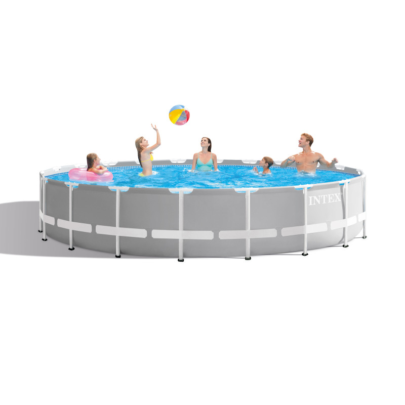 Piscine Frame tubulaire avec épurateur à cartouche Ø 6,1 x 1,32 m INTEX