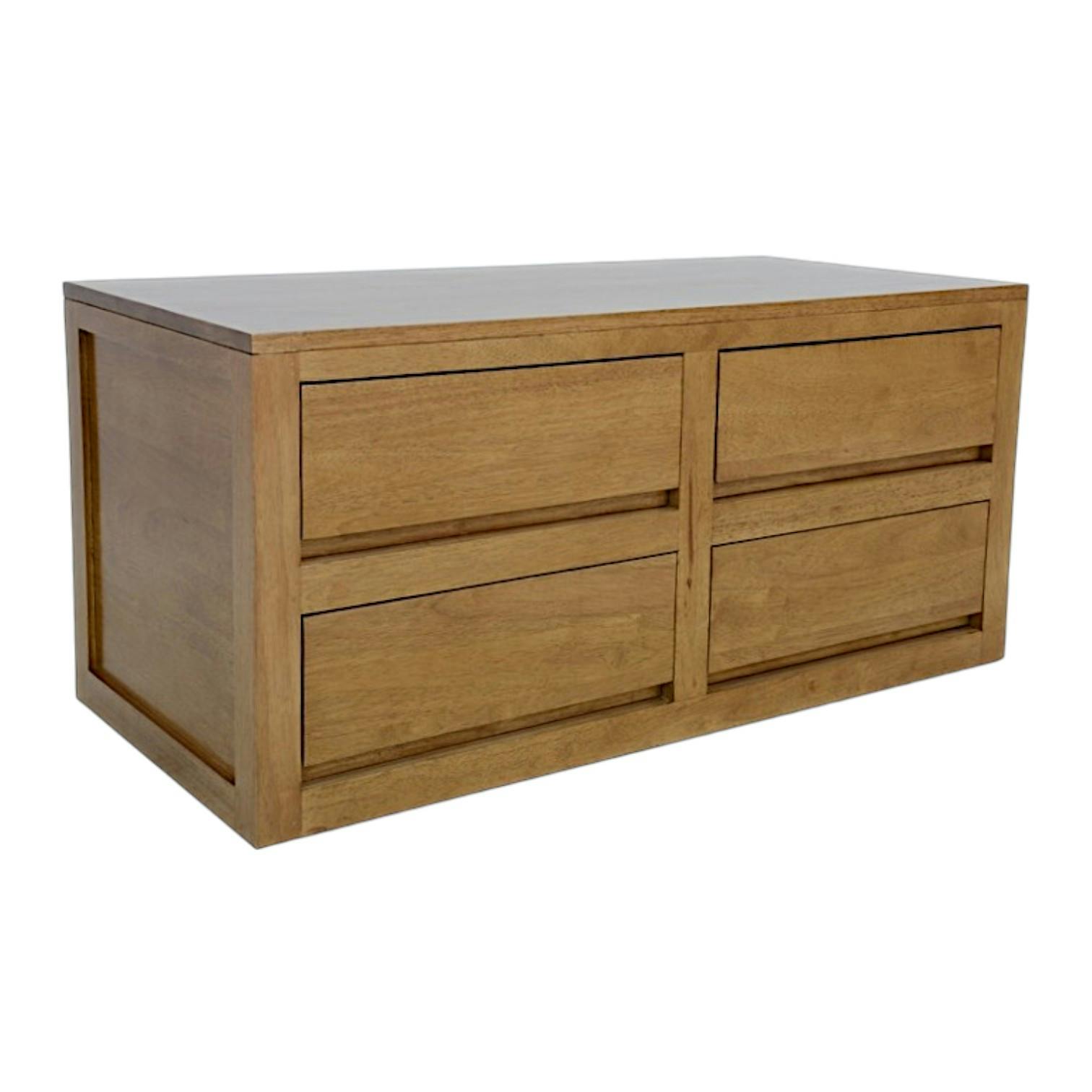 Commode chambre moderne bois massif OLGA
