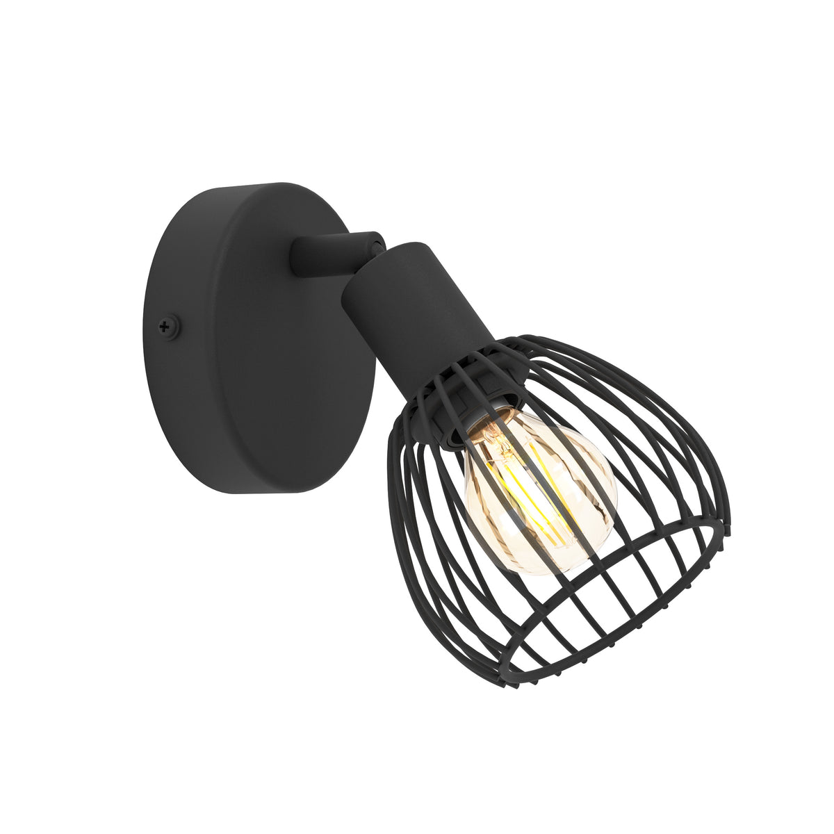 EGLO spot Sonnino - e14 - 9,5 cm - zwart