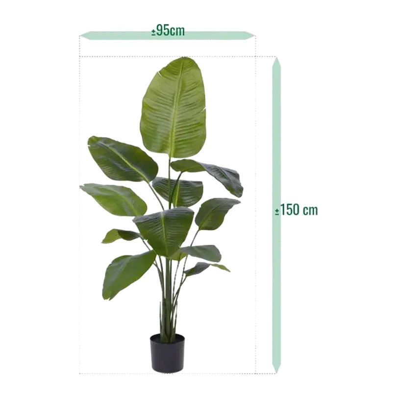 Kunstpflanze Strelitzia