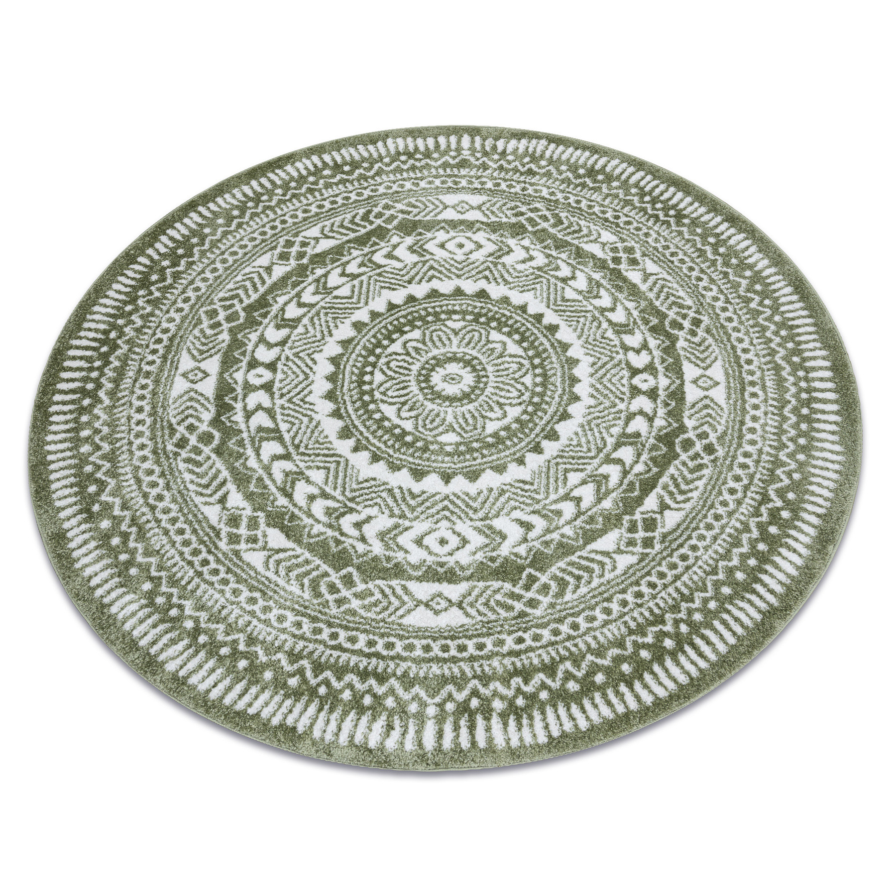 Dywan FUN Napkin serweta - zielony koło 140 cm