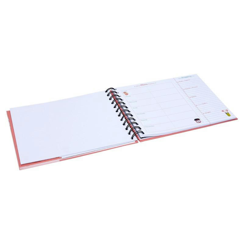 - Menu planner mes menus ont du style motif pastel