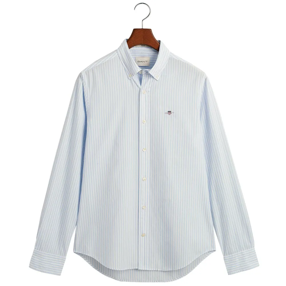 Gant Slim Fit Striped Poplin long sleeve shirt