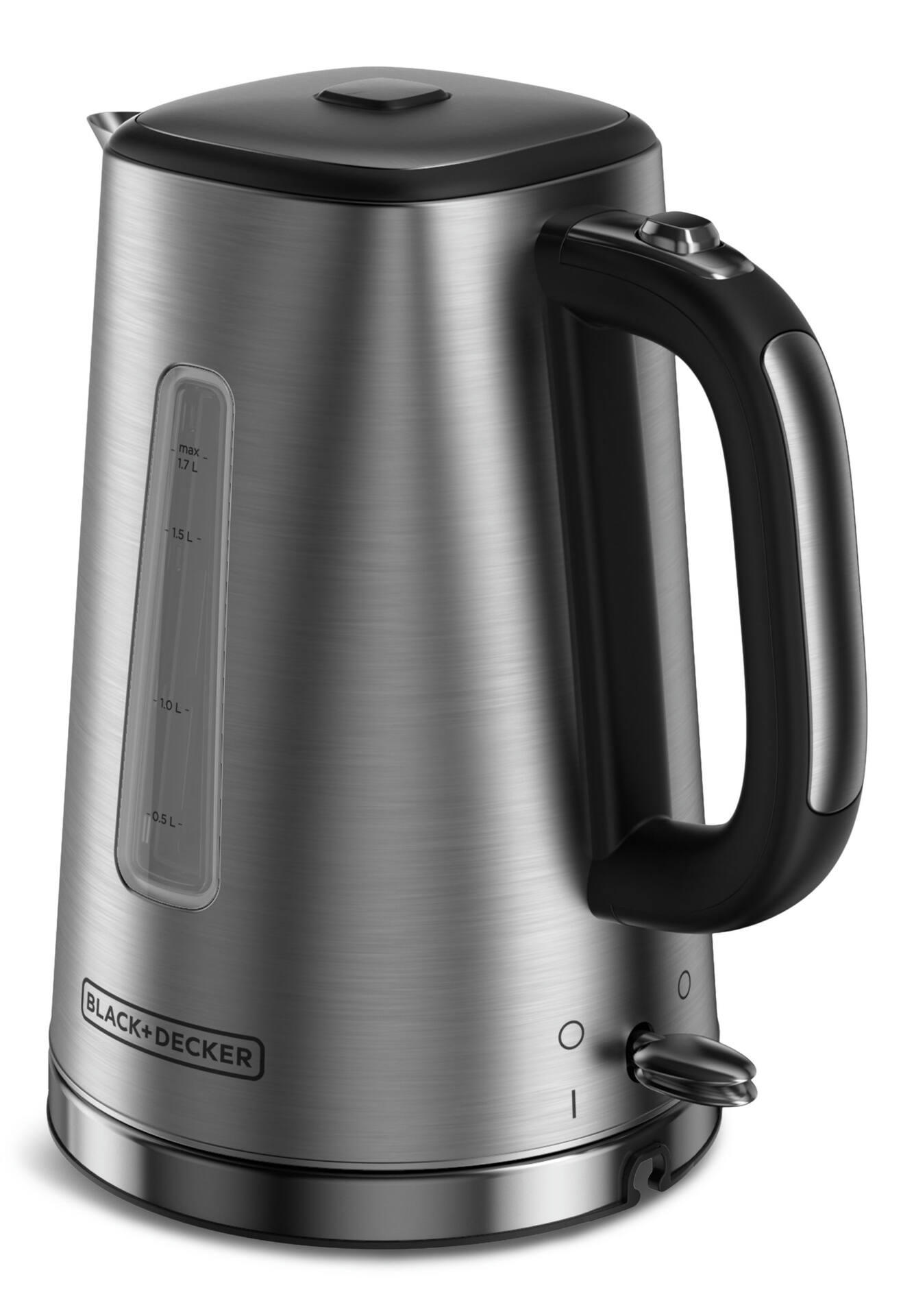 Black & Decker Kitchen Tools® Cordless Electric Kettle w/ Auto Shut Off, Stainless Steel, 1.7L