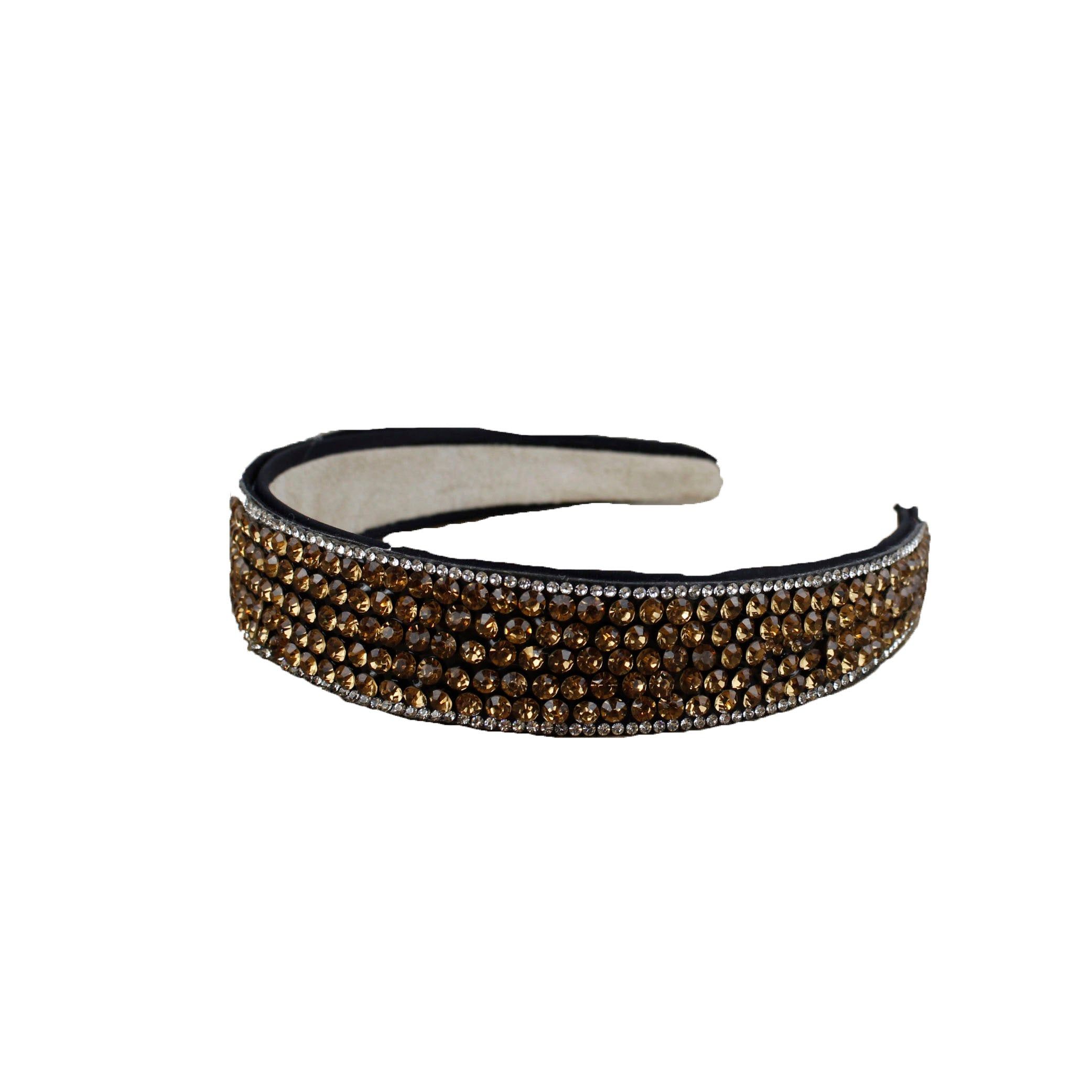 SVNX Satin Headband with Small Stone Embelishment