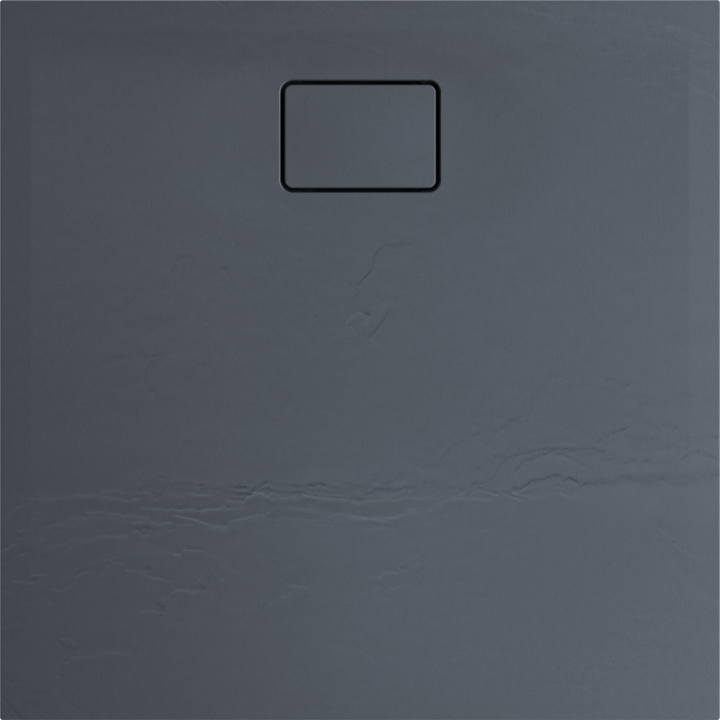 Receveur de douche Terreno carré gris silex 90 x 90 cm ALLIBERT