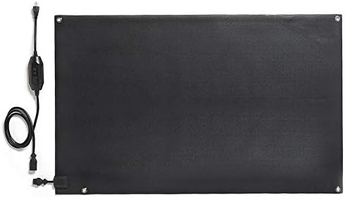 HeatTrak Heated Snow Melting Mats for Entrances - Heated Outdoor Mats - Electric Snow Melting Mats for Winter Snow Removal - Trusted Snow and Ice Melt Products - No-Slip Heated Door Mats (30” x 48)