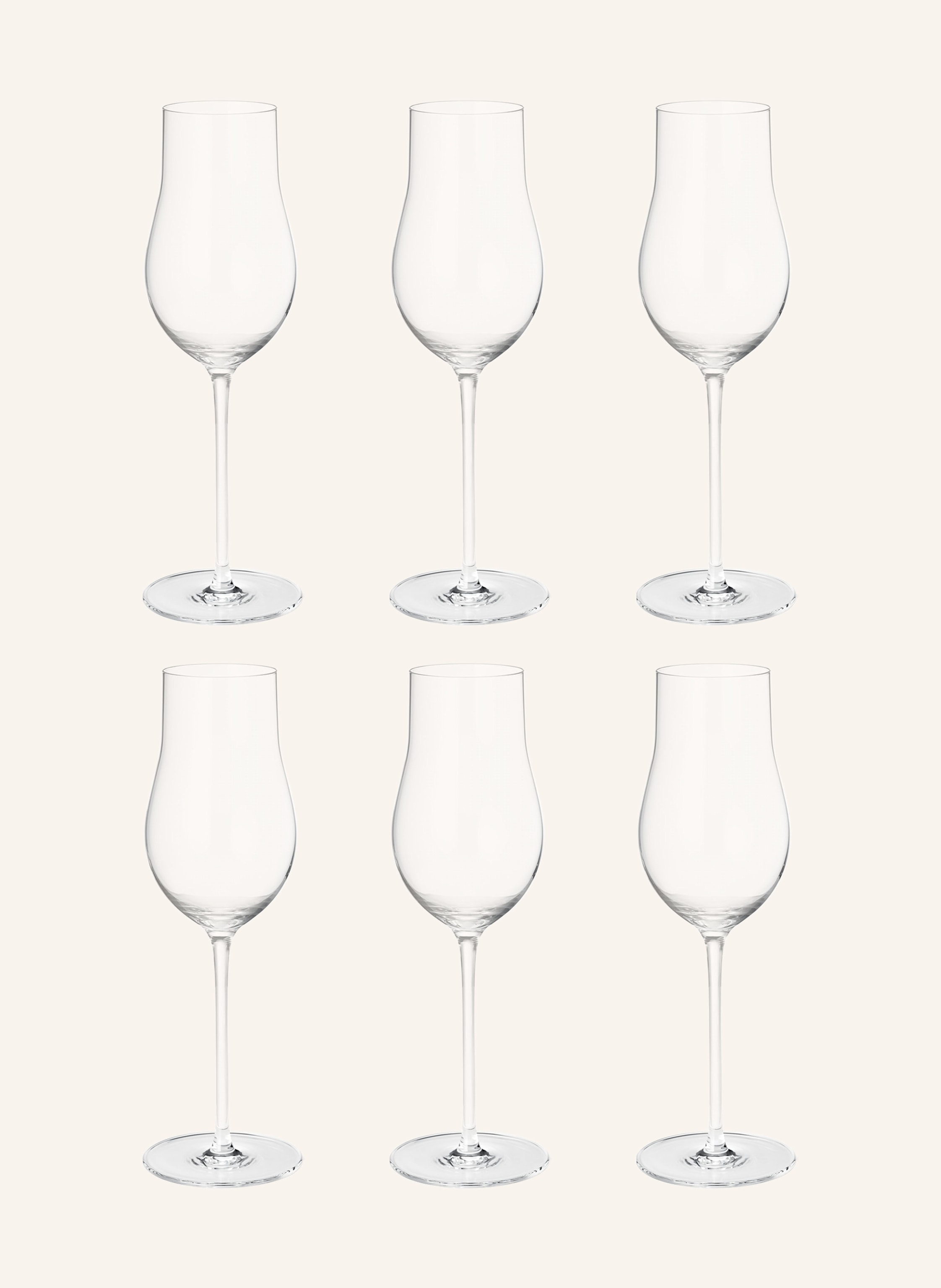 GEORG JENSEN 6er-Set Champagnergläser SKY