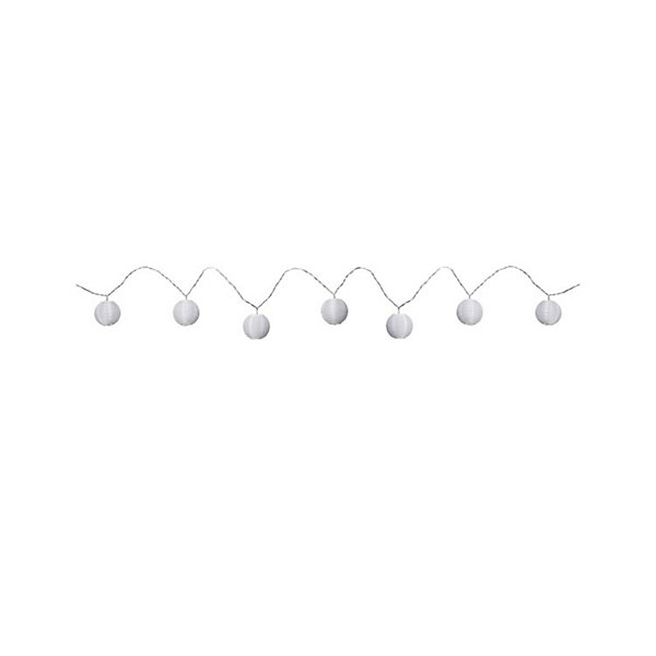 Guirlande lampion ext. mobile IP44 3000K 7x1lm 5V rechargeable par USB