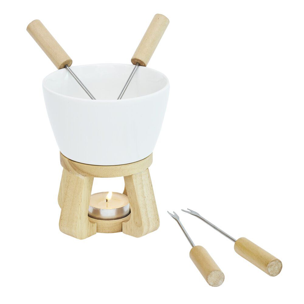 Service fondue à la bougie pour 2 personnes