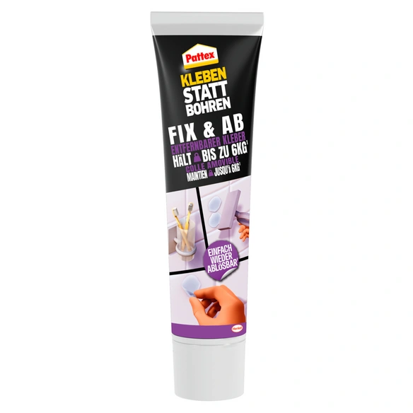 Montagekleber, für nicht-saugende Materialien, 44 g Tube, weiß