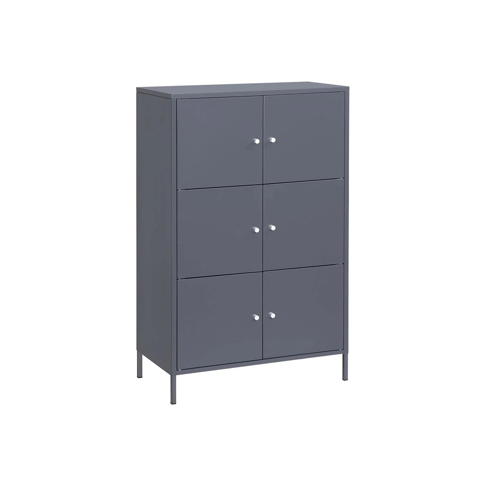 Placard métal gris