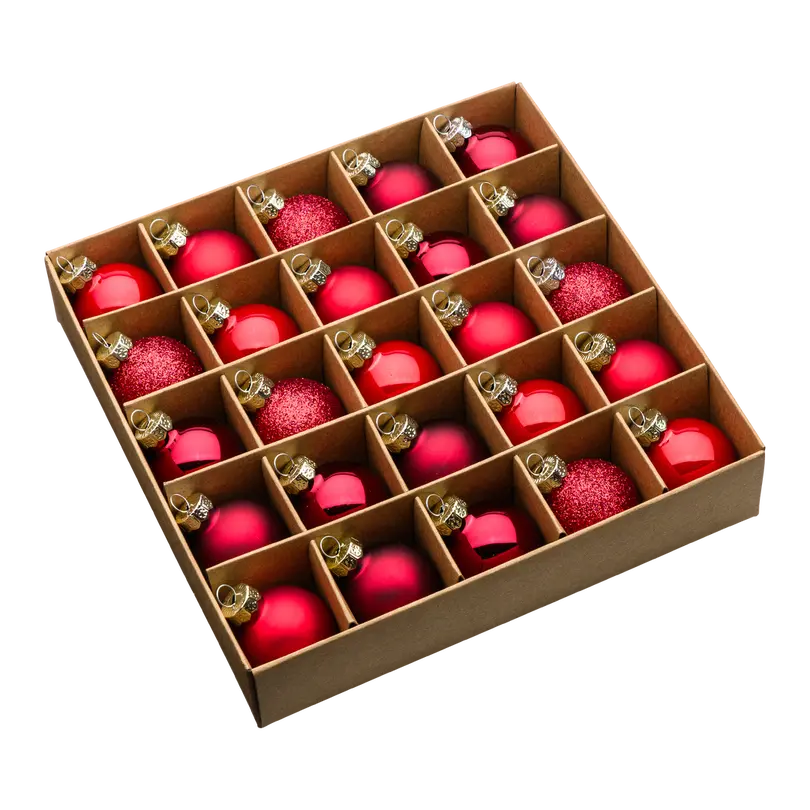Weihnachtskugel-Set 25-teilig Hotel Noel