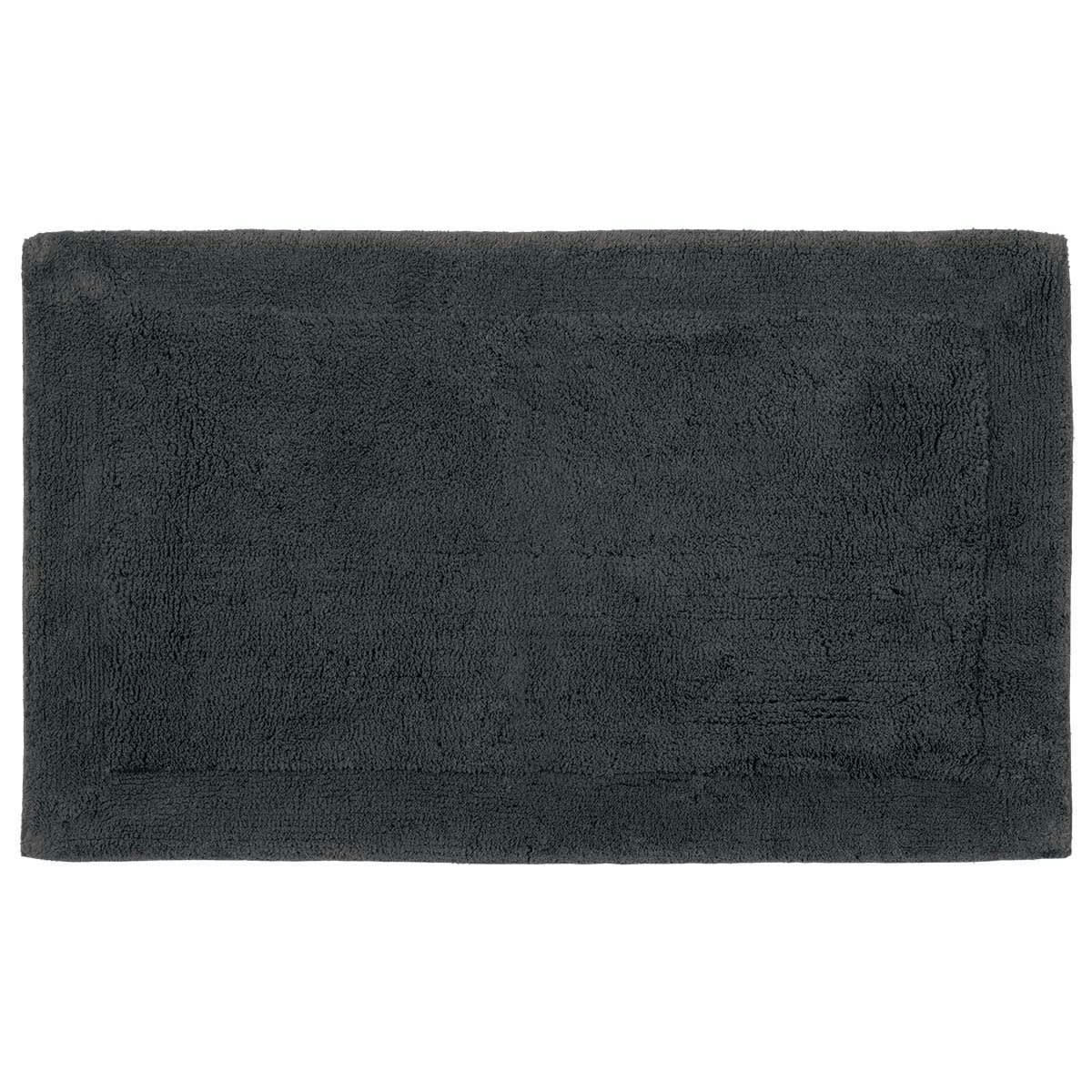 NUANCO - Tapis doux & épais de bain ou d'intérieur Anthracite 50x80 cm