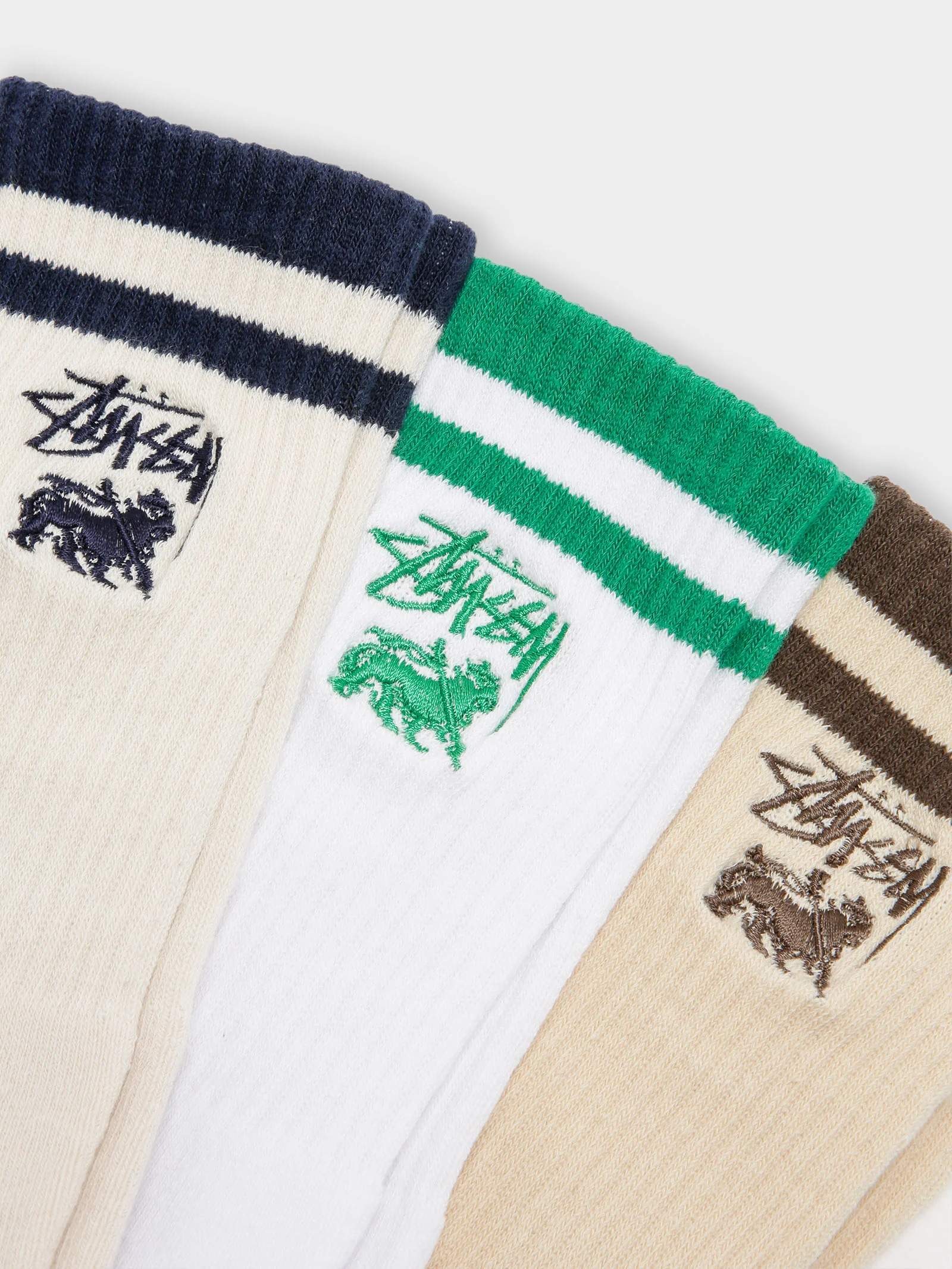 3 Pairs of Mens Rasta Stripe Socks