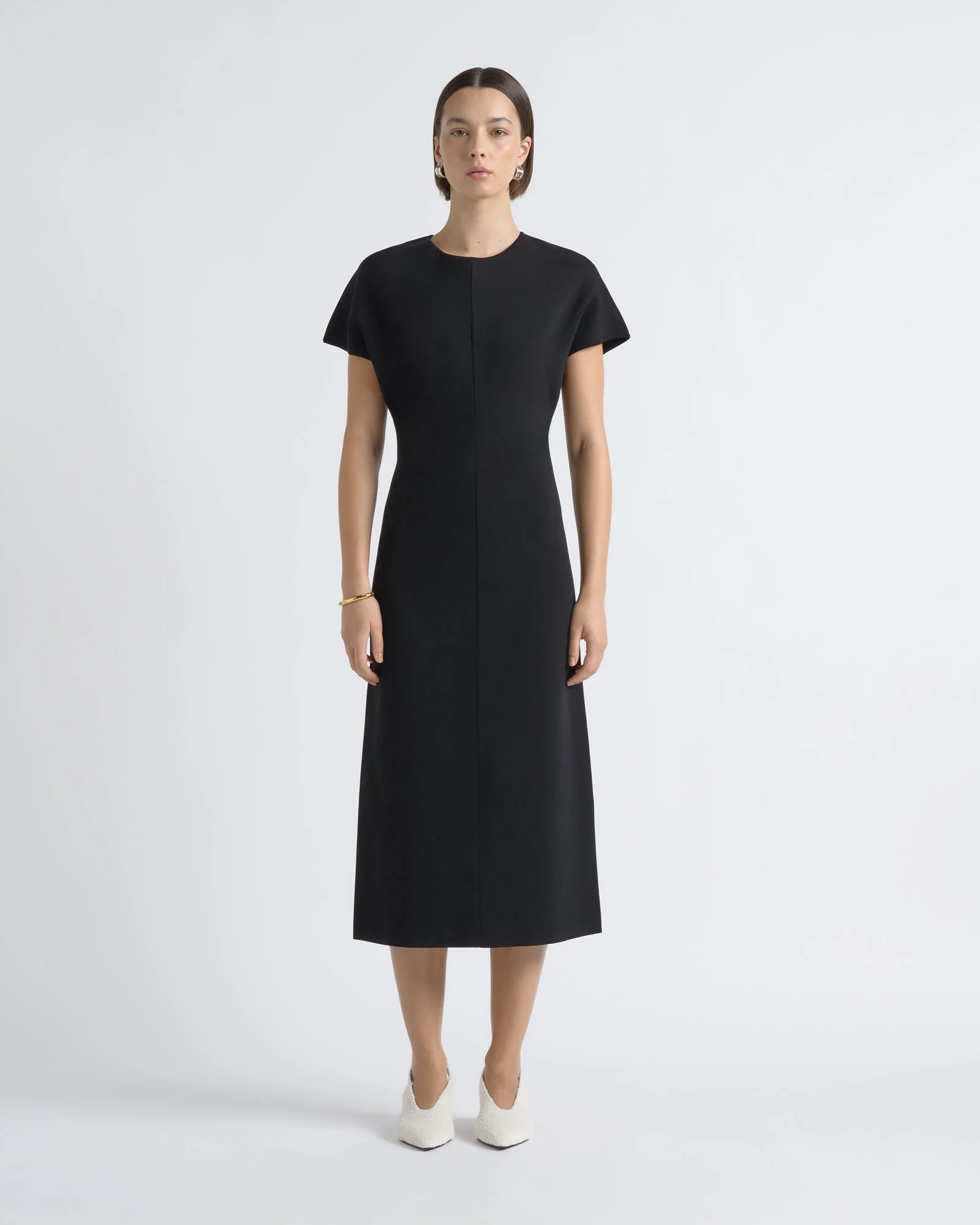 Drop Shoulder Milano Dress