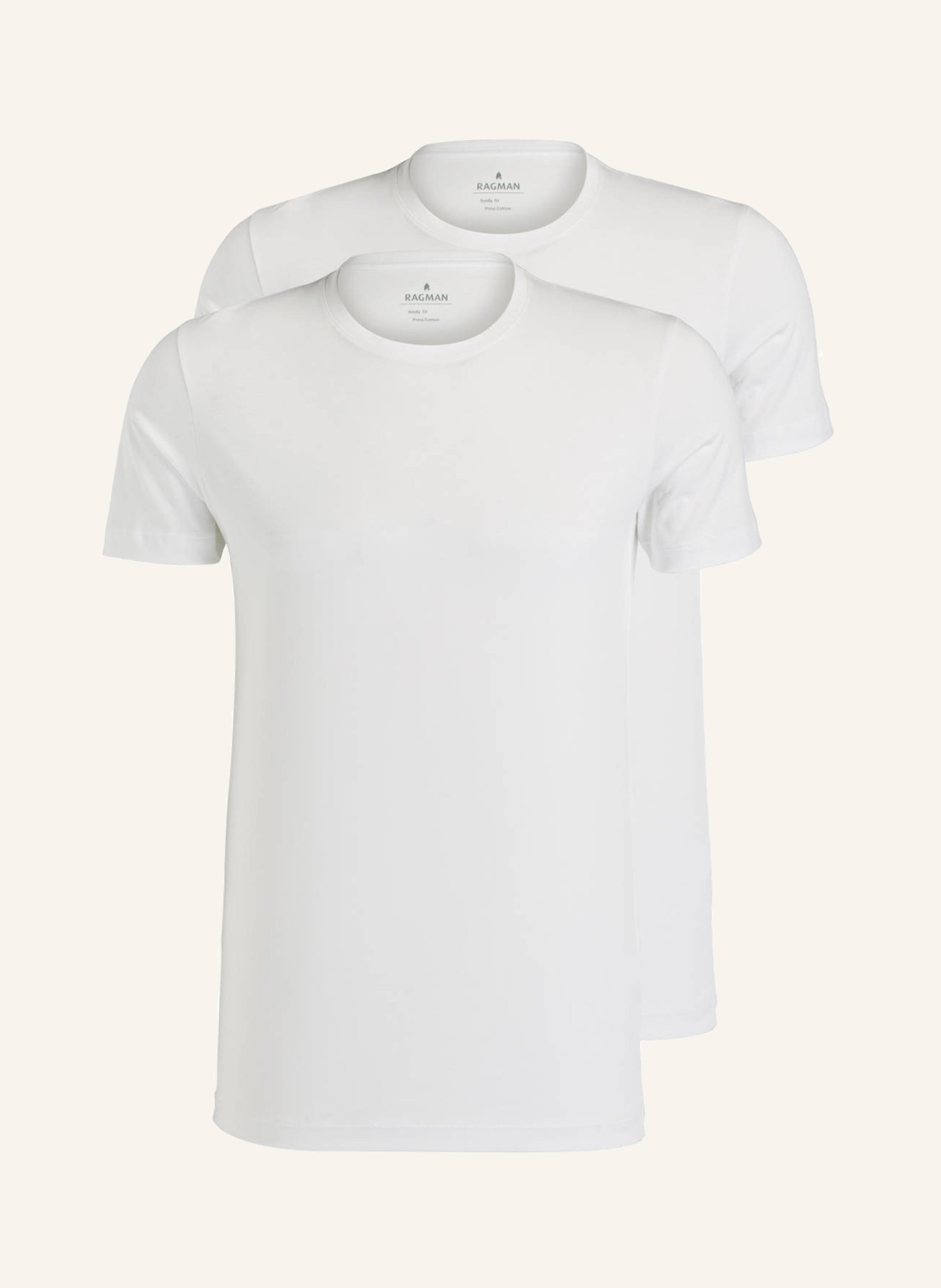 RAGMAN 2er-Pack T-Shirts