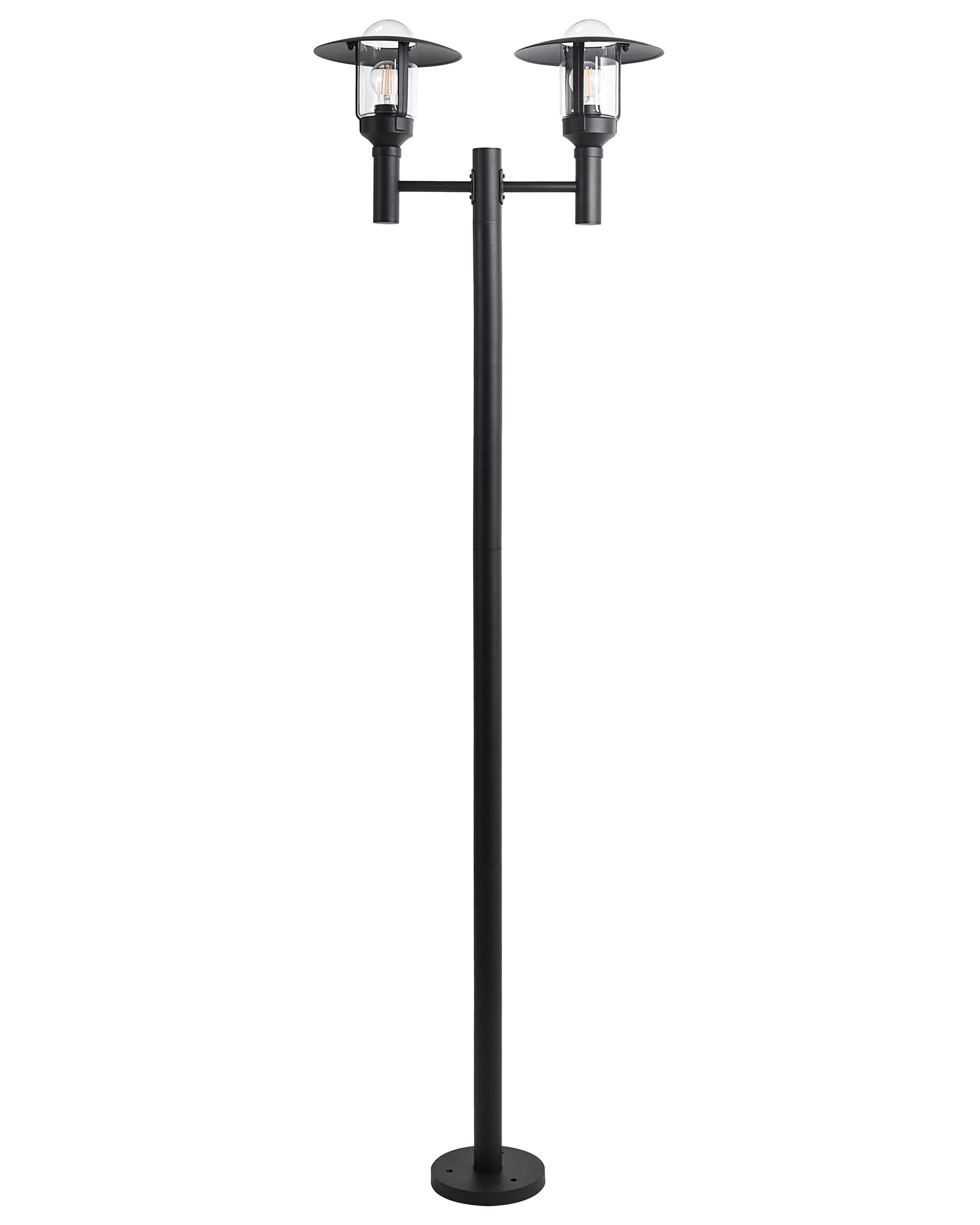 Latarnia ogrodowa metalowa czarna