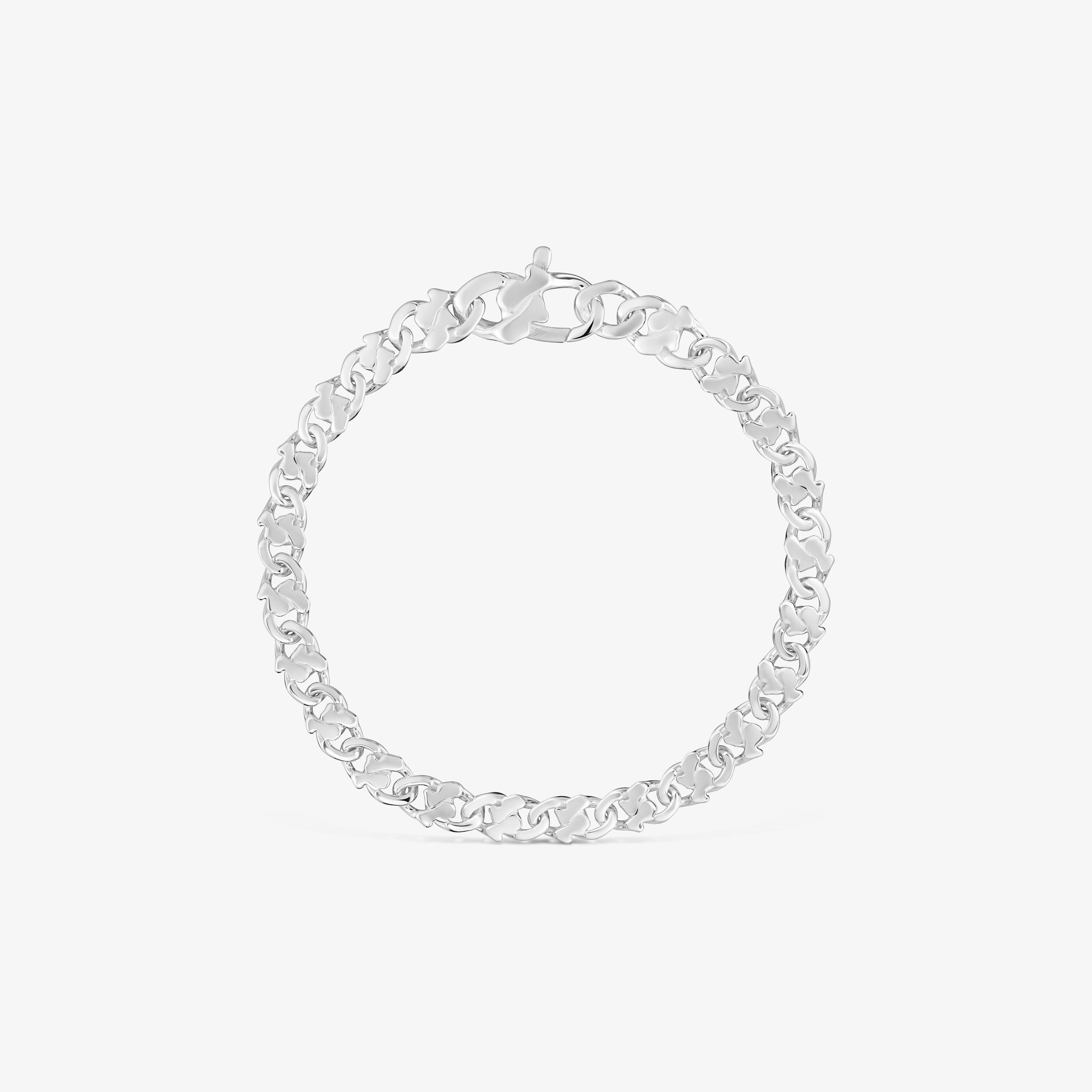 Pulsera cadena de plata 5 mm Bear's Chain