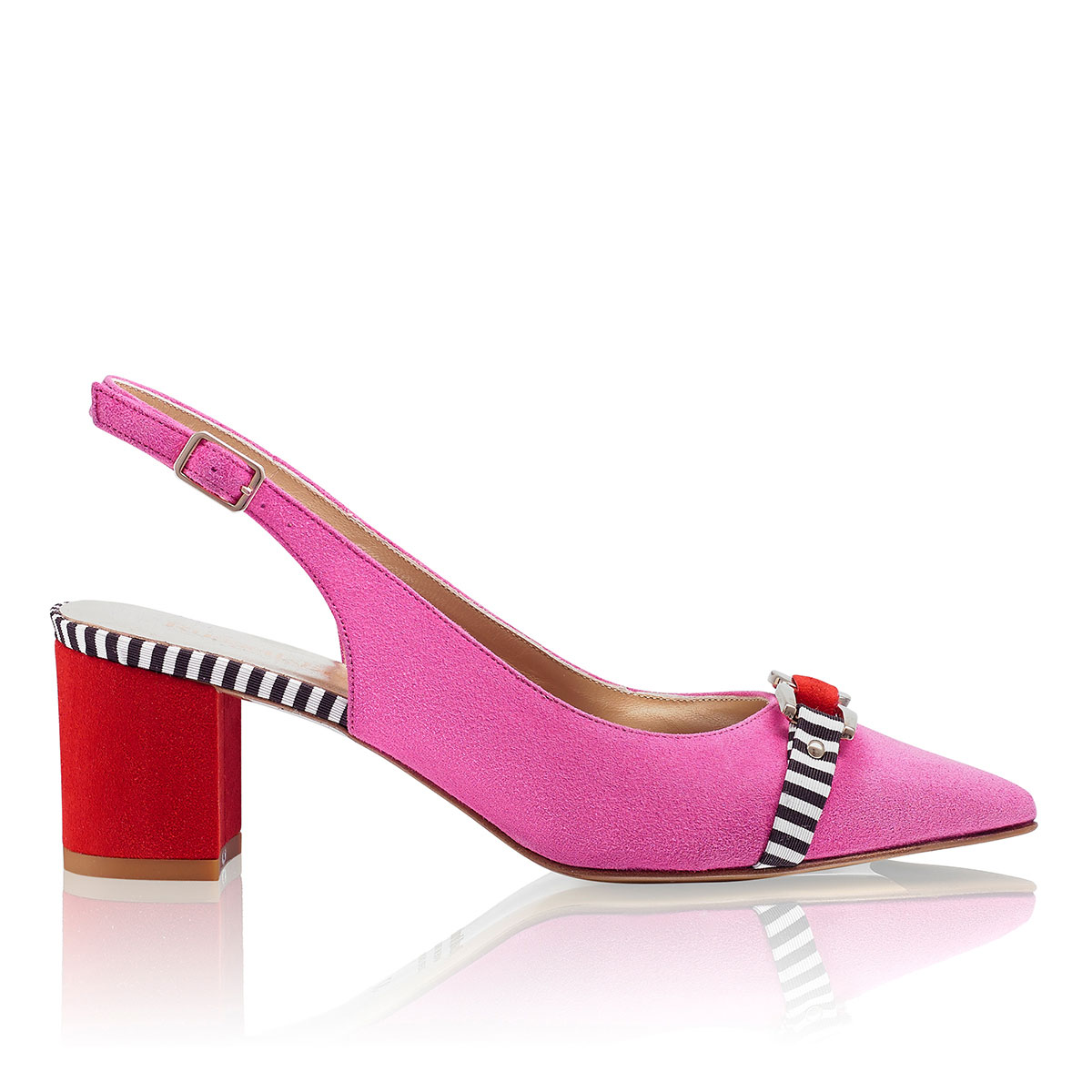 Russell & Bromley LINK UP Snaffle Trim Slingback