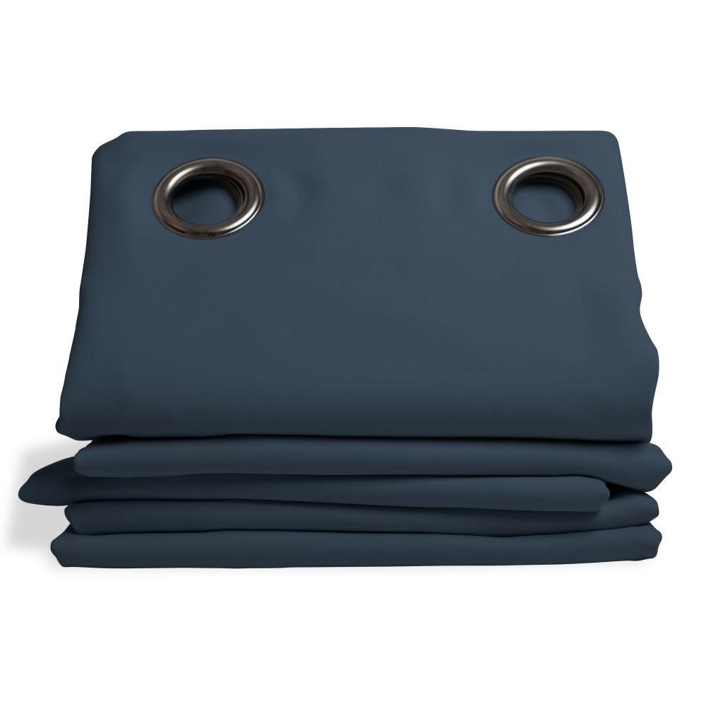 - Rideau thermique occultant bleu 140x260