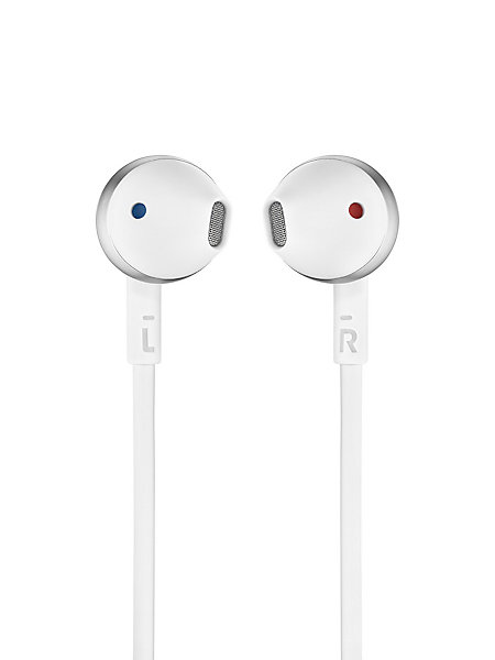 Ecouteurs Bluetooth JBL T205 chrome avec microphone