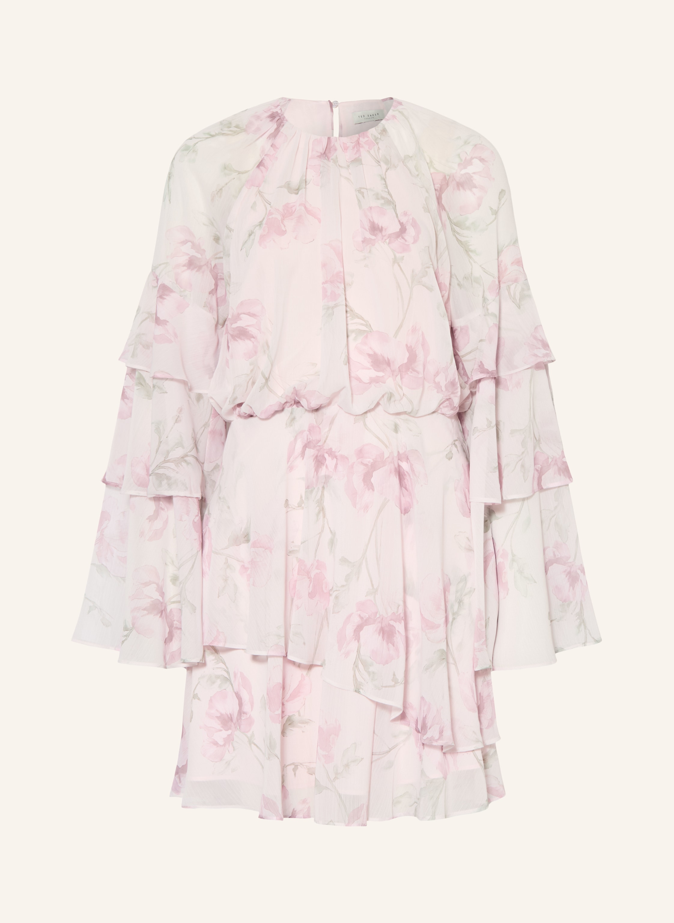 TED BAKER Cocktailkleid mit Volants