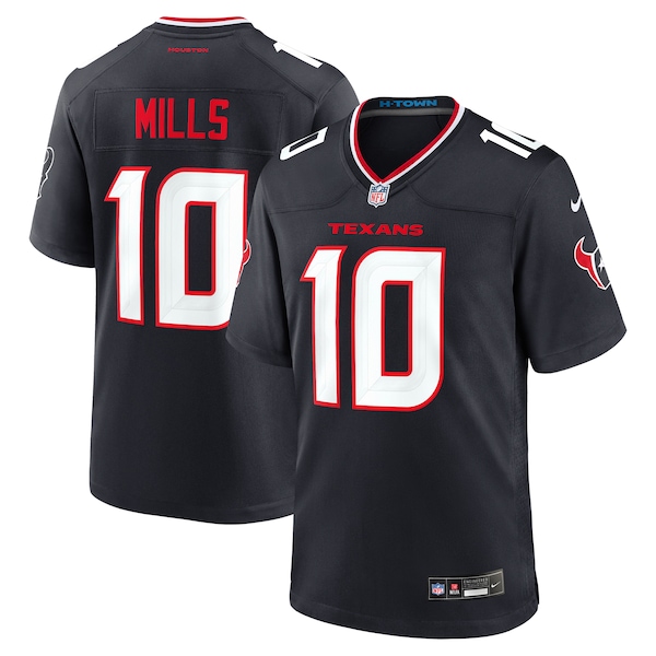 Davis Mills Houston Texans Nike Team Game Jersey -  Navy