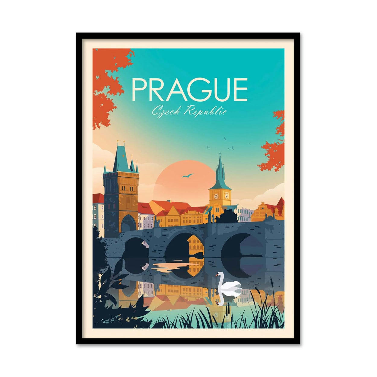 STUDIO INCEPTION - PRAGUE - STUDIO INCEPTION - Affiche d'art 50 x 70 cm