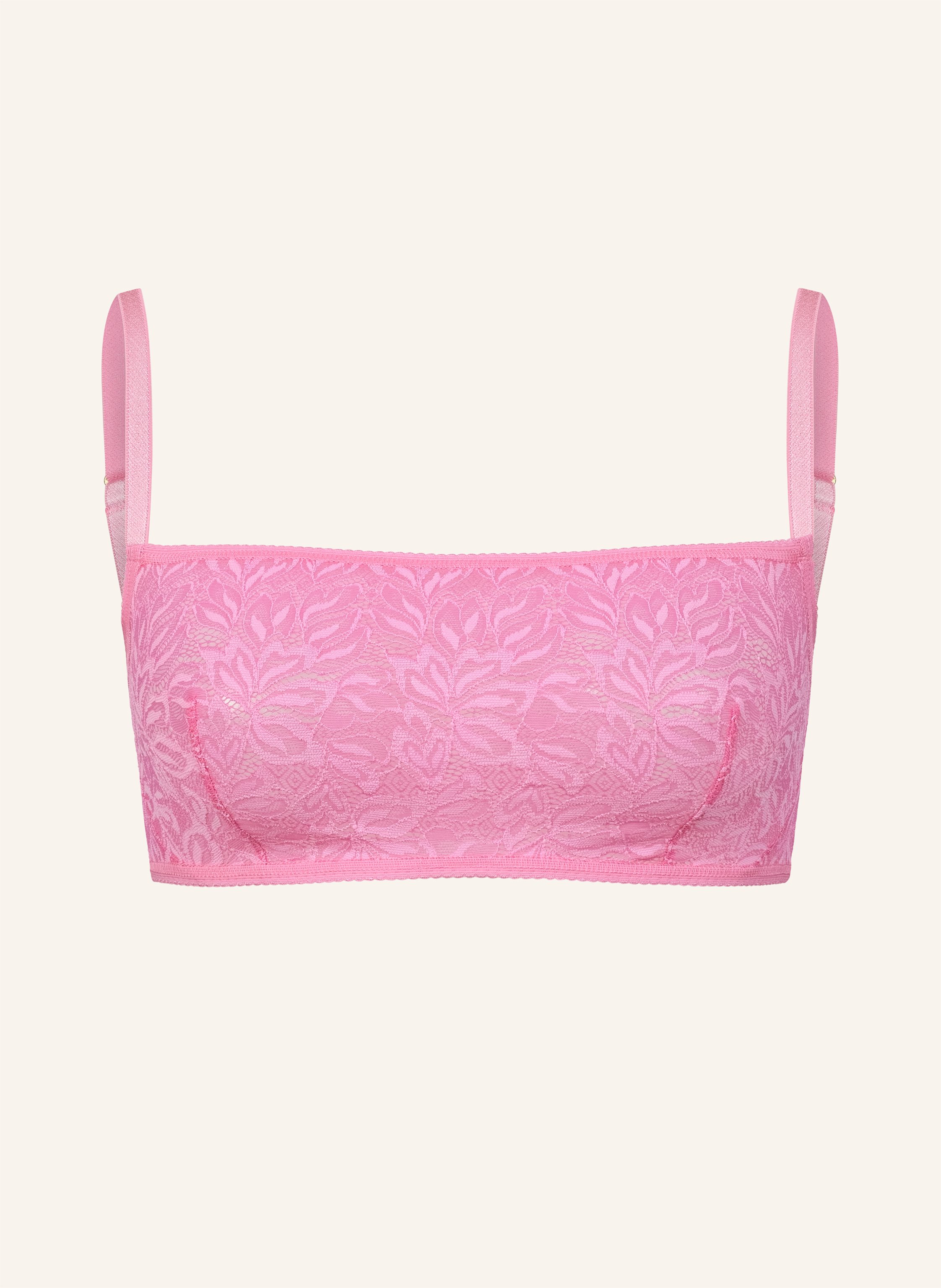 erlich textil Iconic Lace Bandeau Bralette bügellos aus Spitze - verstellbare Träger