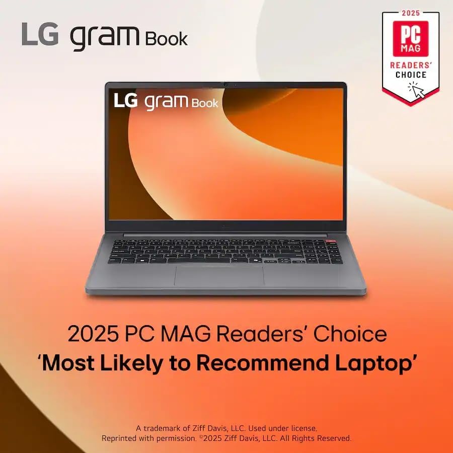 LG Gram Book 15 Thin Lightweight Bussiness Laptop Computer, AI Copilot in Windows 11 Pro, Wi-Fi 6, 32GB RAM 1TB SSD, FHD IPS Display, Intel i5-1334U(10 Cores up to 4.6 GHz), with with hub