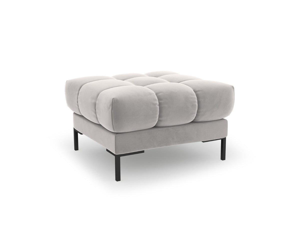 Cosmopolitan Design Poef Bali flueel, geld - 60x60x41cm