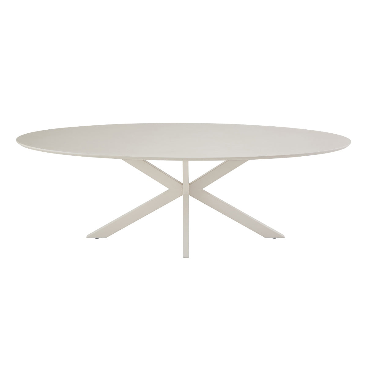 DÉJA Living Eettafel Gimo - Ovaal Beige HPL - 240x100x76cm