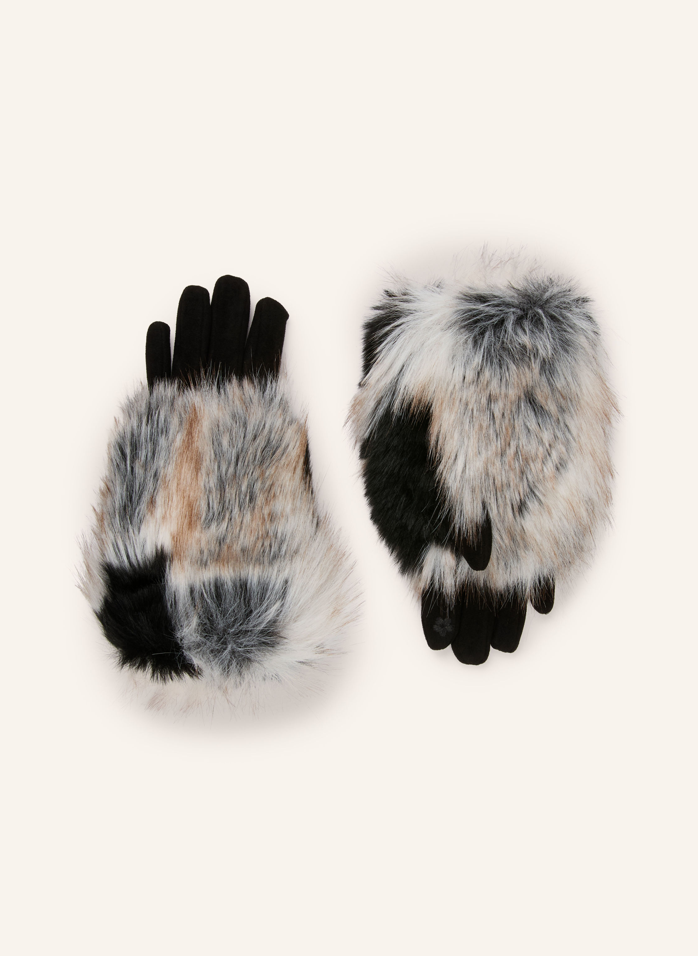 LOEVENICH Handschuhe mit Kunstfell