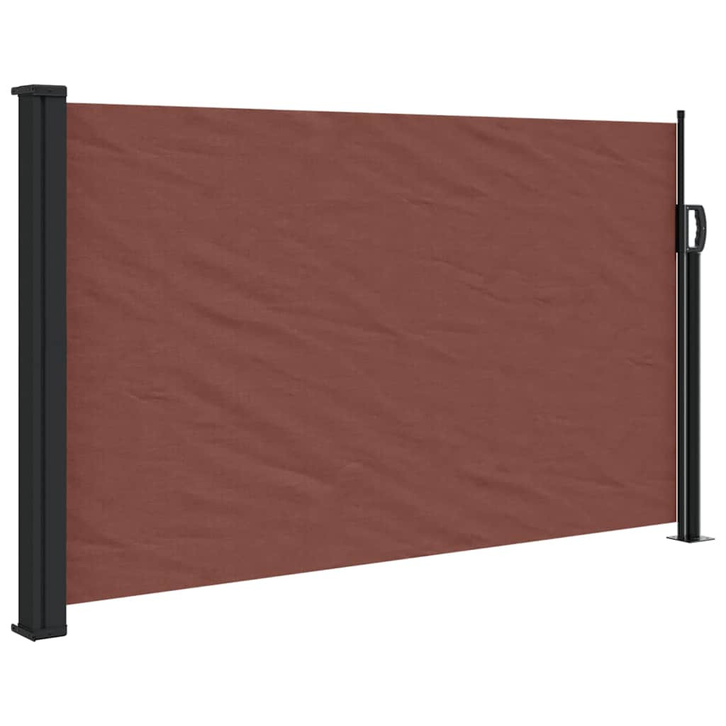 Markiza Boczna Tarasowa Balkonowa Brązowa Zwijana Ogrodowa 117x300 cm