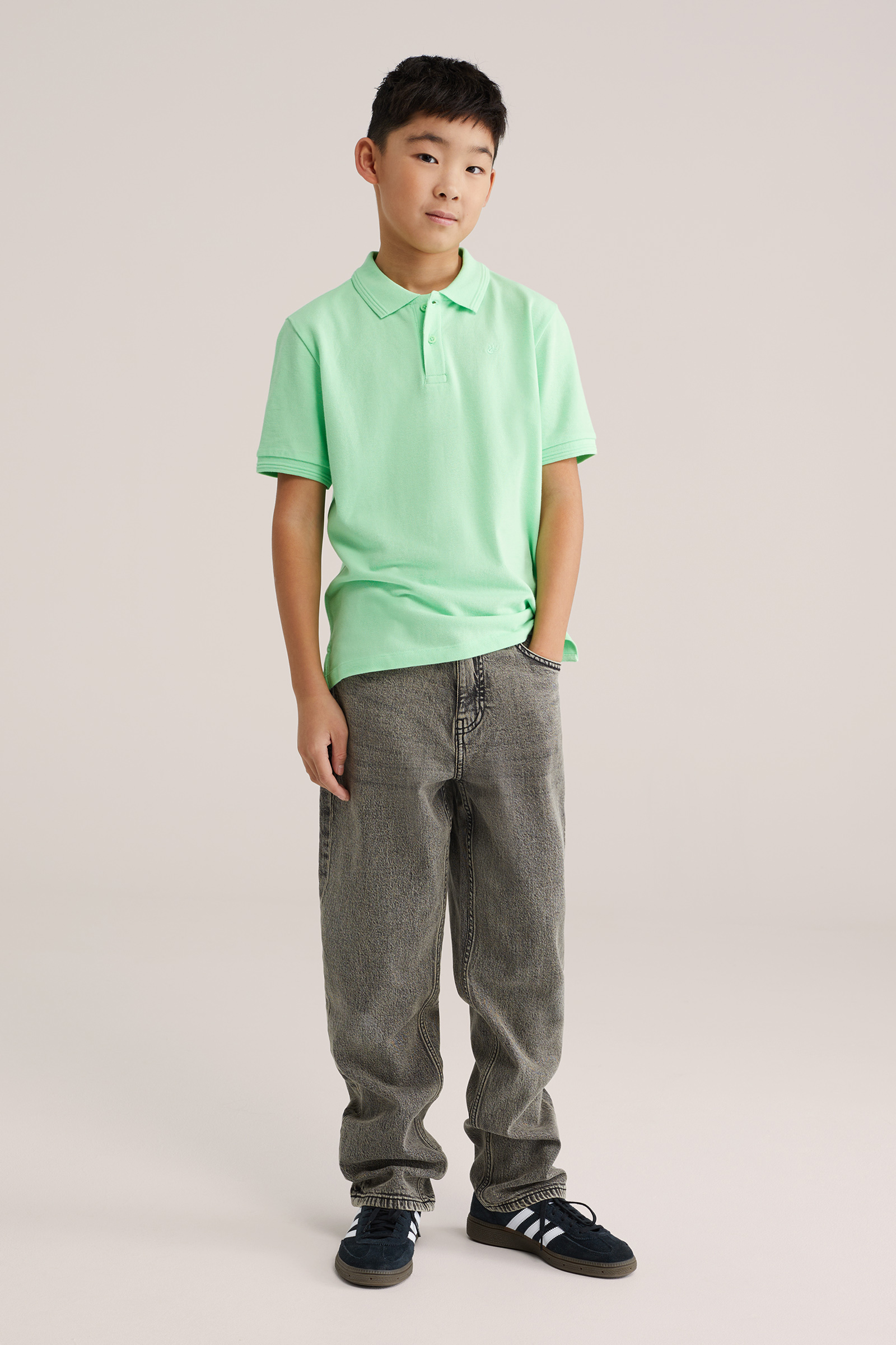 Jongens polo met embroidery