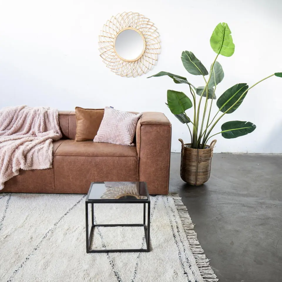 Vloerkleed Beige Katoen Polyester - 200x300cm - Puerto