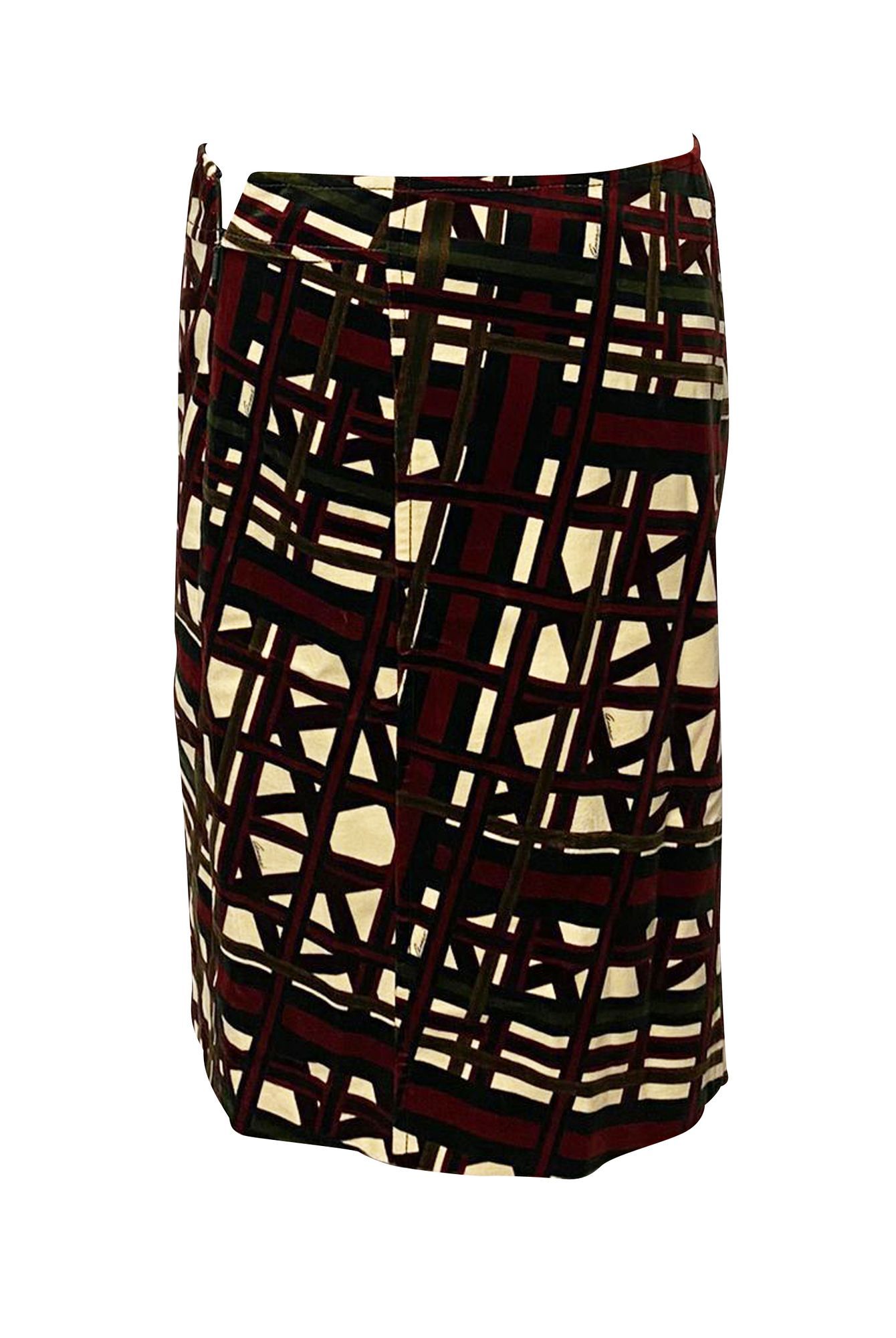 Gucci Preloved Fantasy Skirt in Multicolor Cotton