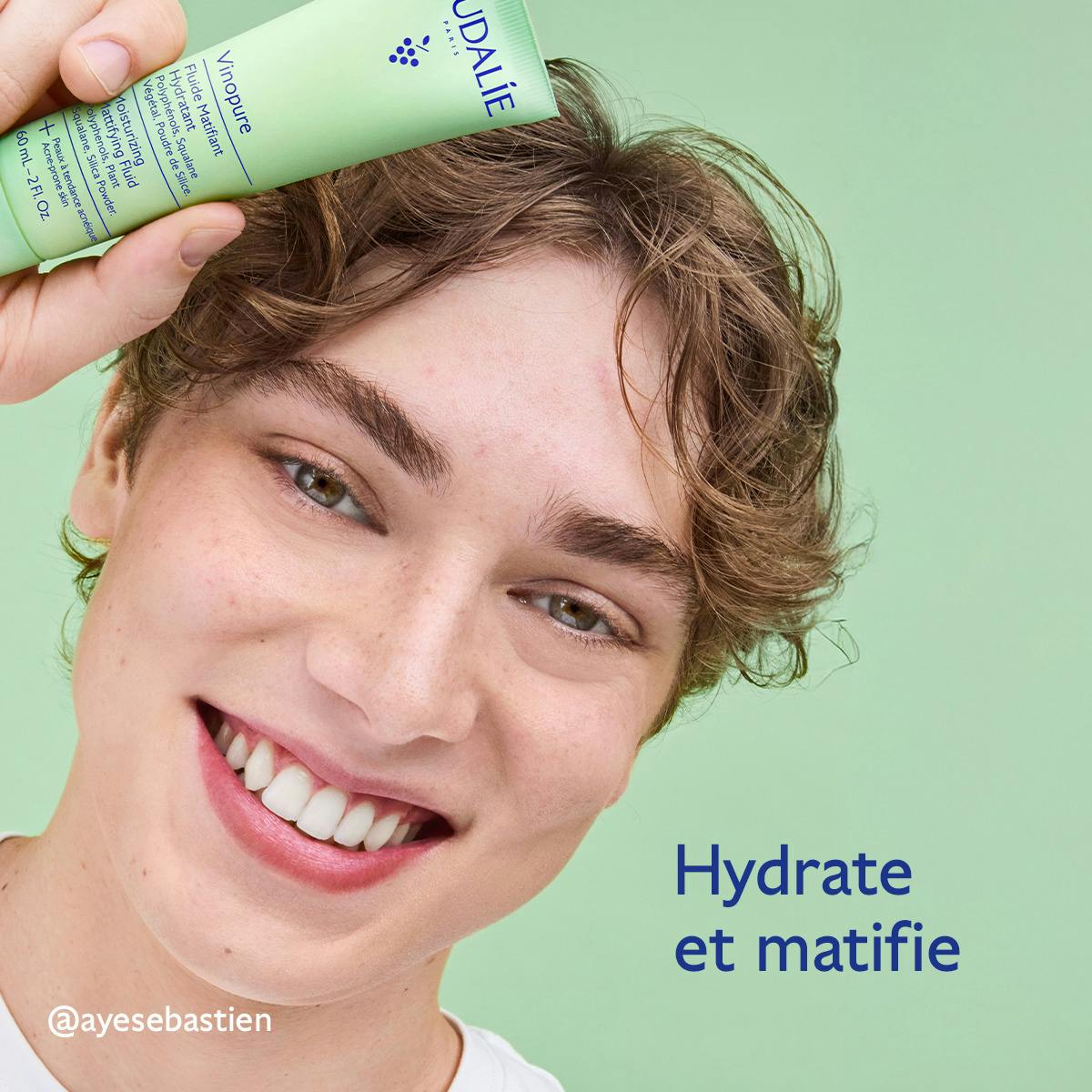 Fluide Matifiant Hydratant à la Poudre de Silice