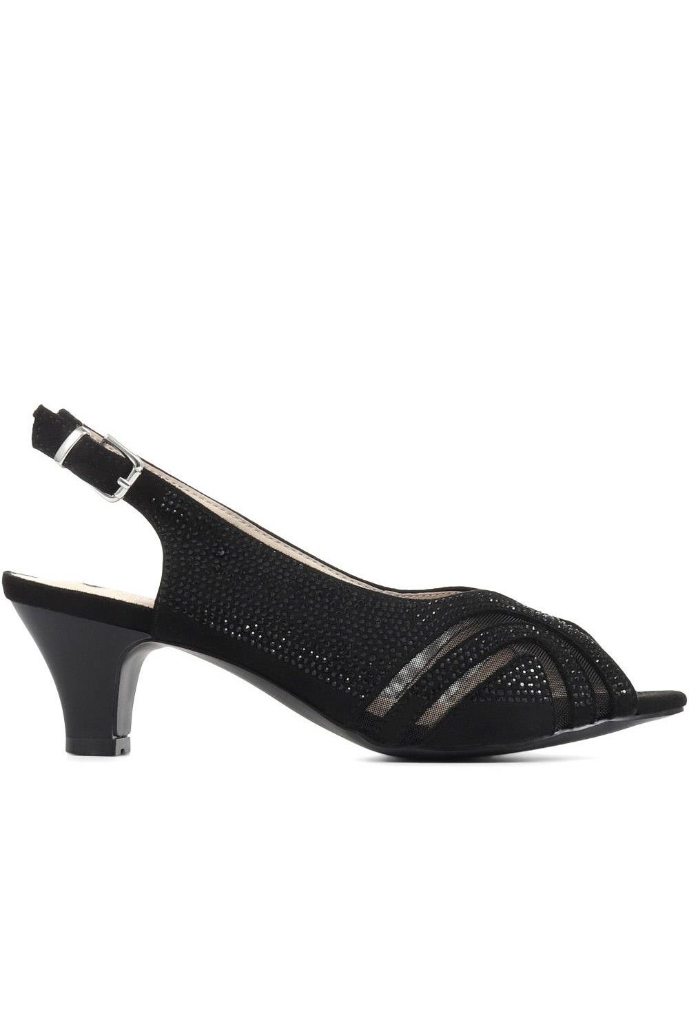 Pavers Sling-Back Evening Heels