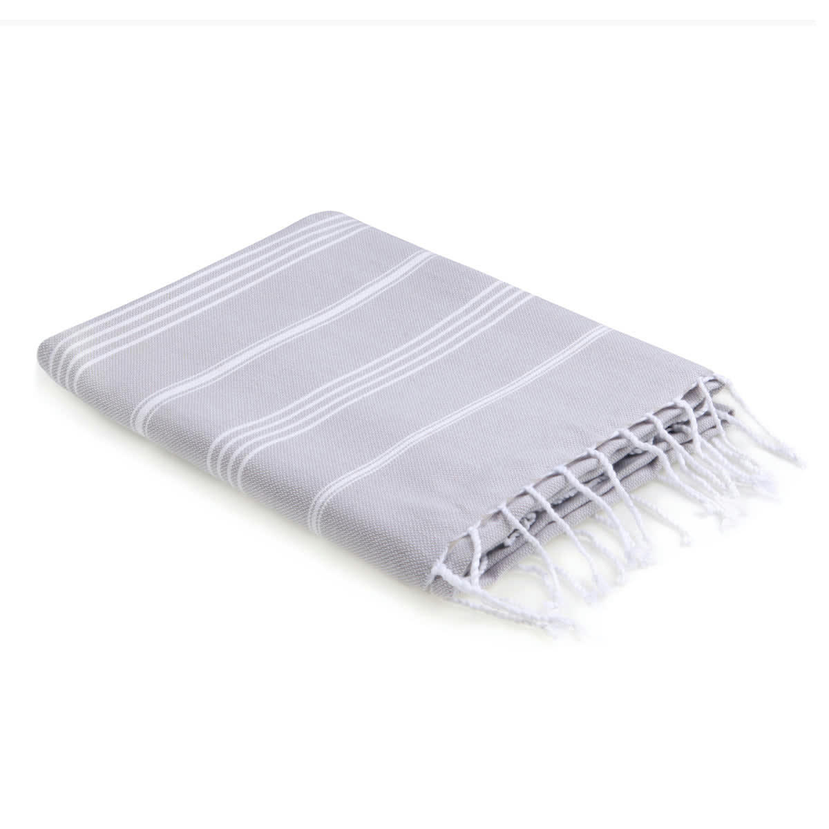 MYKONOS - Fouta coton  100x200 gris perle