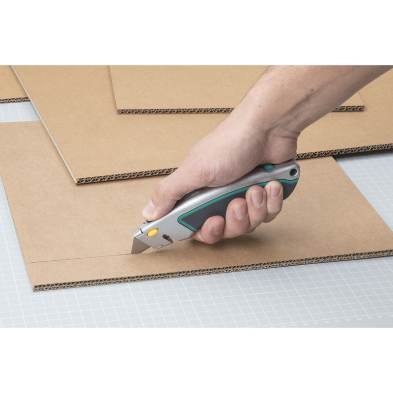 Lame trapézoïdale pour cutter 61 x 0,65 mm 10 pièces WOLFCRAFT