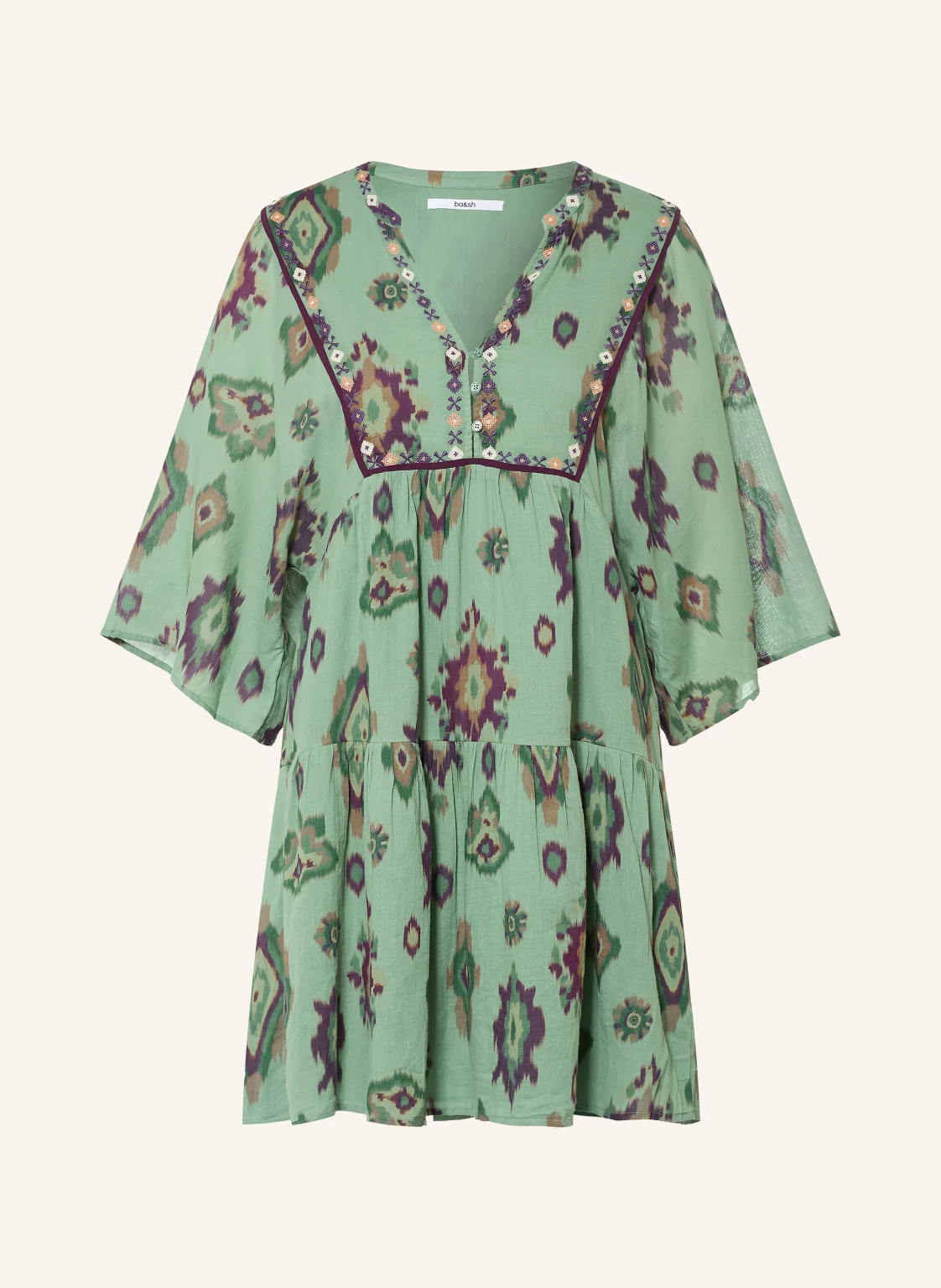 ba&sh Kleid OLALIE mit 3/4-Arm