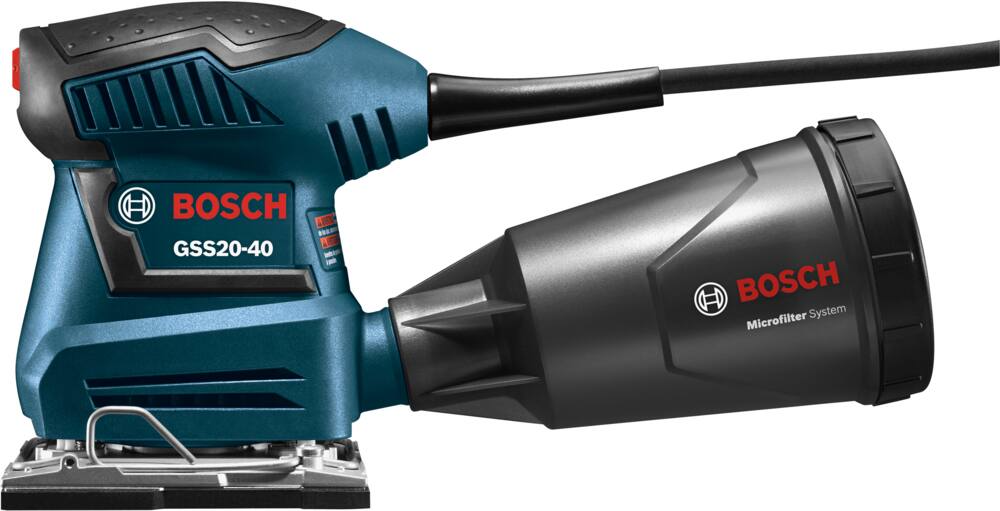 Bosch 2A Corded Single-Speed 2A 1/4-in Sheet Sander & 2.5A 5-in Random Orbital Sander Combo Kit