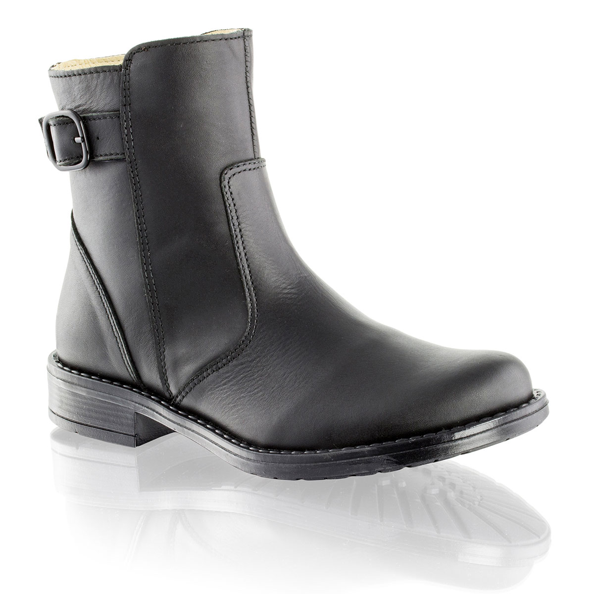 Russell & Bromley TEMPEST LO Zip/Buckle Ankle Boot