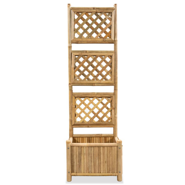 Donica Brąz 40 cm Bambus vidaXL