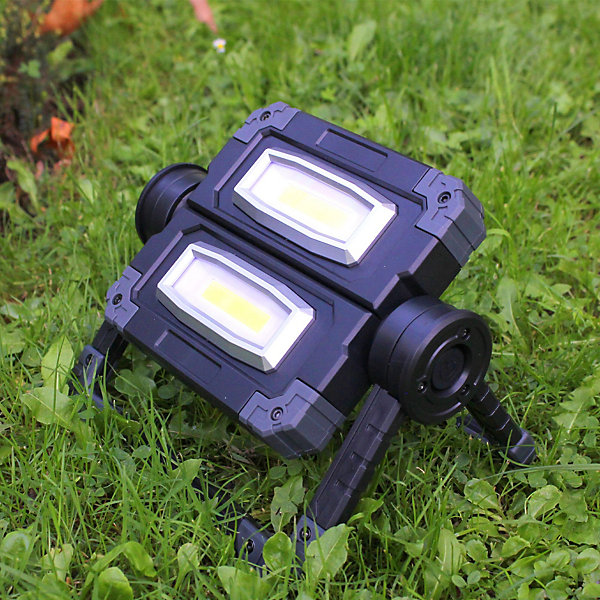 Lampe Projecteur FISHTEC Portable sans Fil LED Orientable 360