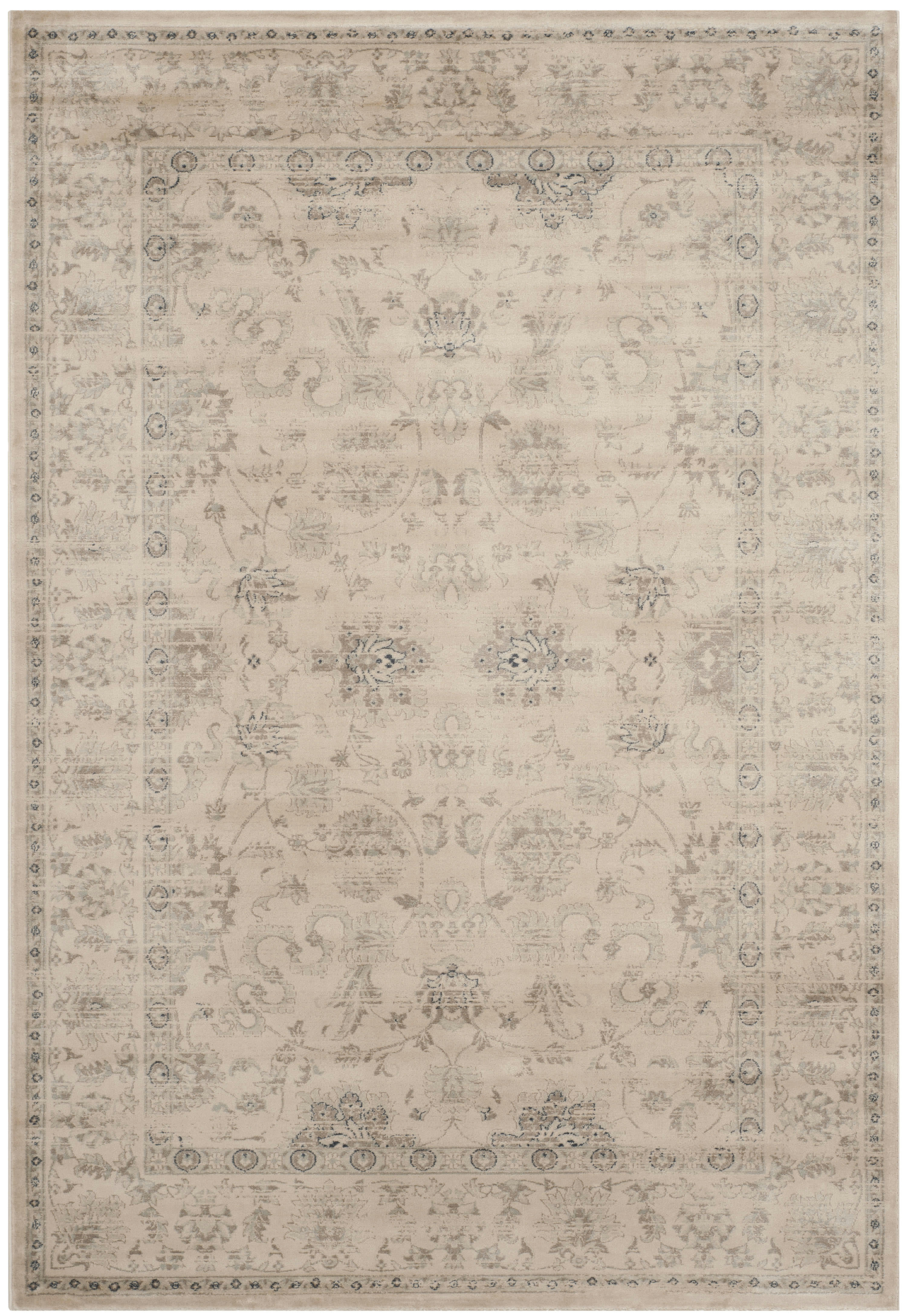 VINTAGE - Tapis de salon interieur en crème, 155 x 231 cm