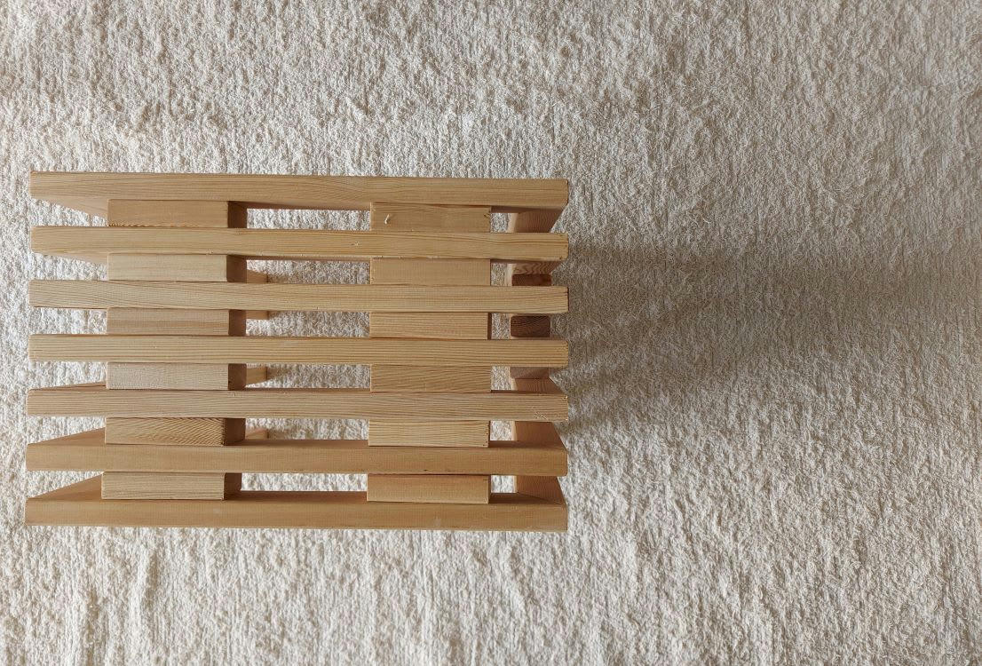 SENCILLO - Tapis en coton écru 140x200cm