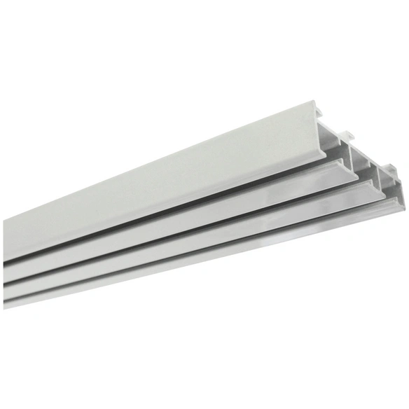 Flächenvorhangschiene »Atlanta«, Länge: 1600 mm, 3-läufig, Aluminium